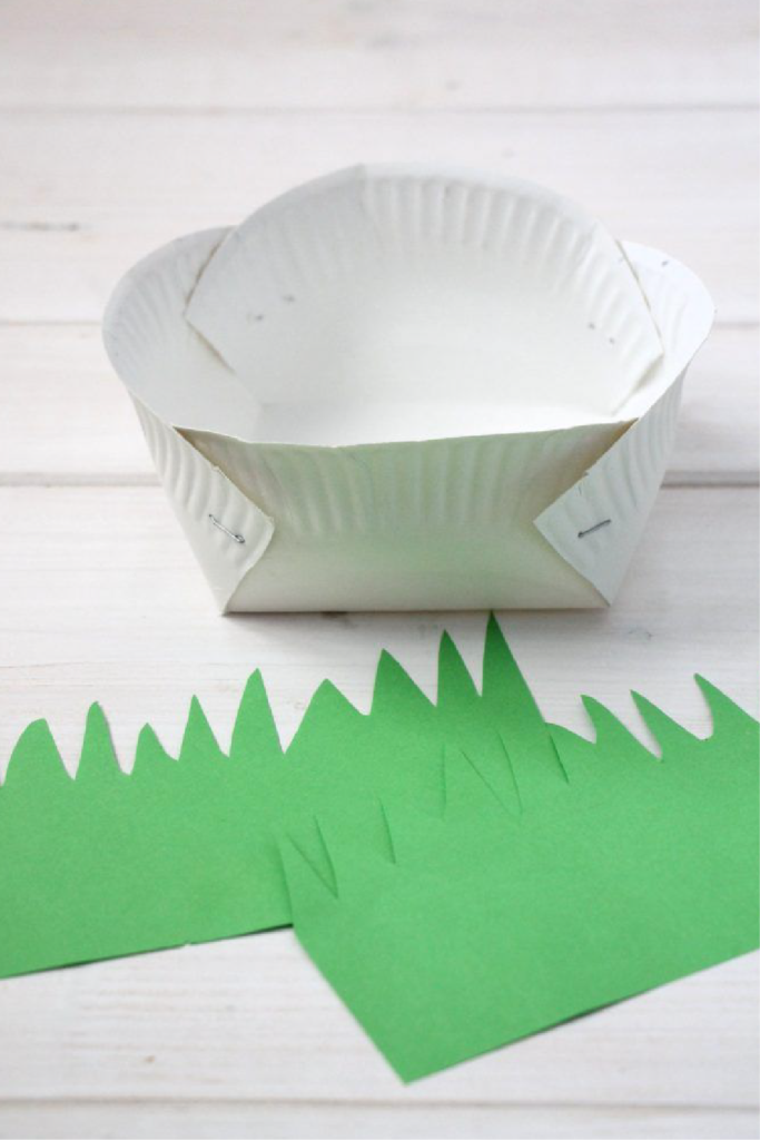 Paper Plate Easter Basket