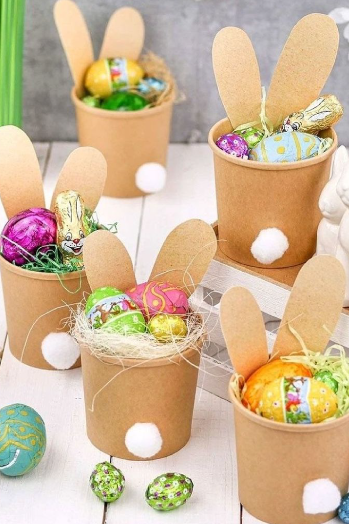 Paper Cup Easter Basket